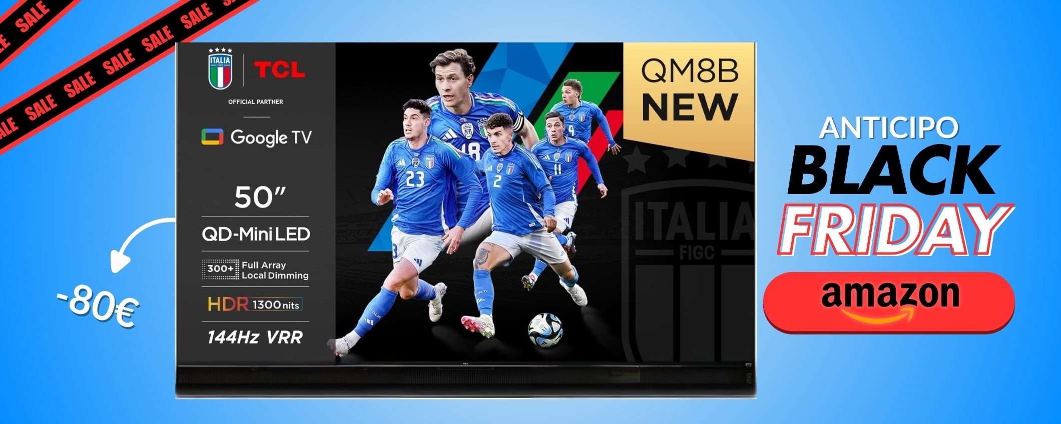 Inutile aspettare il Black Friday, questa smart TV 50