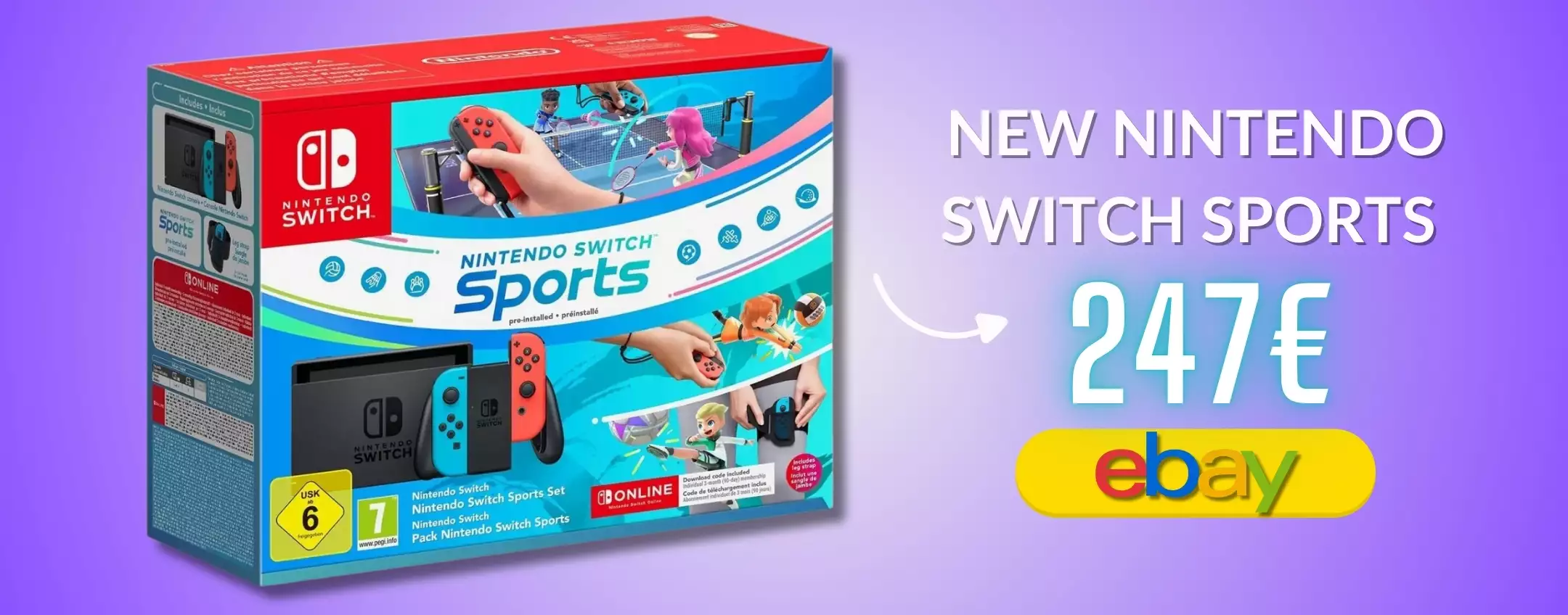 Nintendo Switch SPORTS: mettila sotto l’albero di Natale, il prezzo è TOP