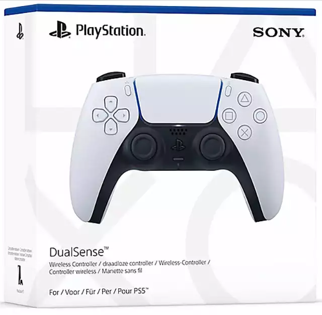 La confezione del controller DualSense per PS5