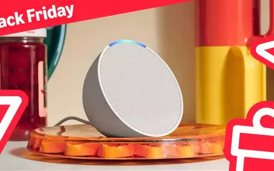 Idea regalo al Black Friday: Echo Pop con Alexa a soli 19€