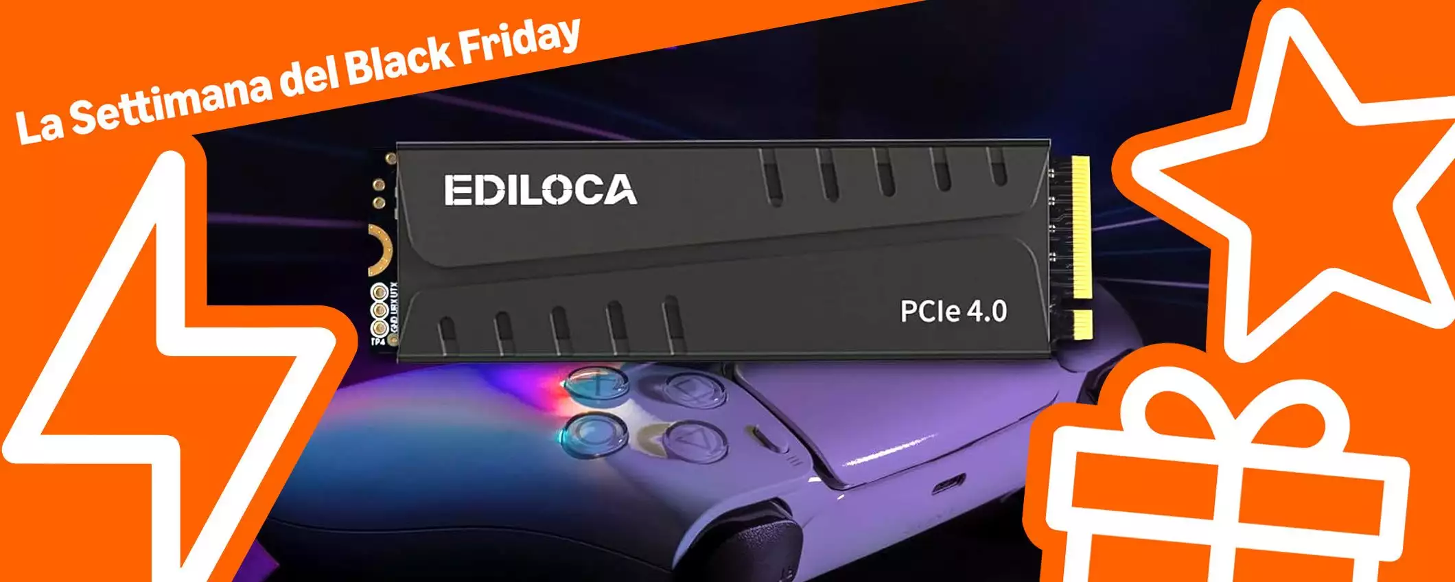 SSD 2 TB in sconto al Black Friday: Ediloca EN855, anche per PS5