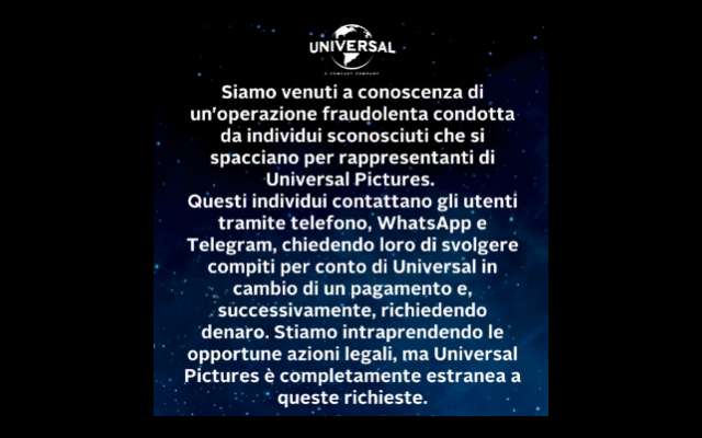 false-offerte-lavoro-denuncia-universal-pictures-post