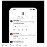 Threads lancia feed personalizzati mentre Bluesky decolla