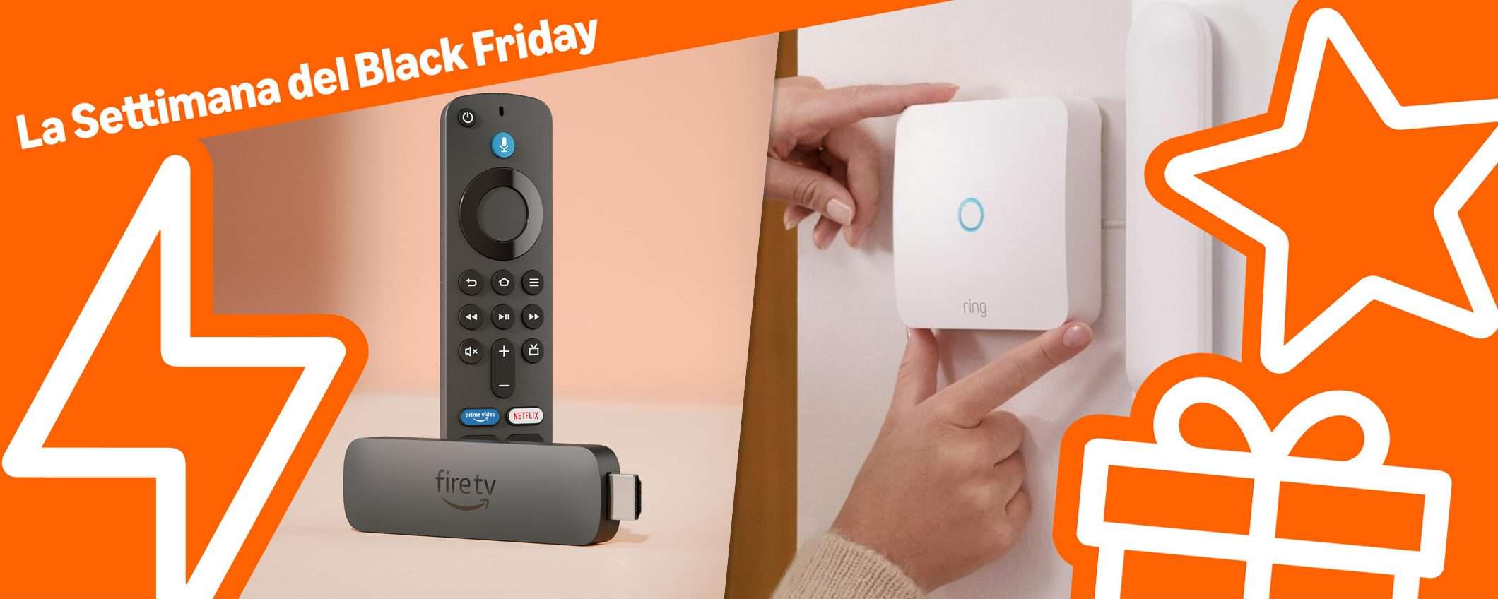 Fire TV Stick 4K e Ring Intercom a soli 42€ per il Black Friday