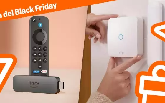 Fire TV Stick 4K e Ring Intercom a soli 42€ per il Black Friday