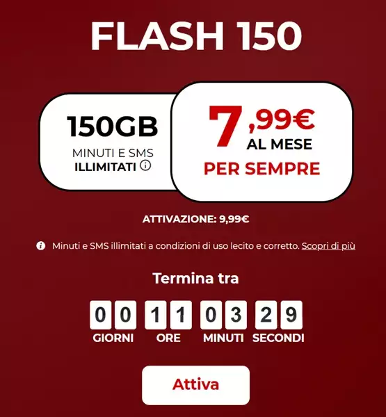 flash 150 iliad