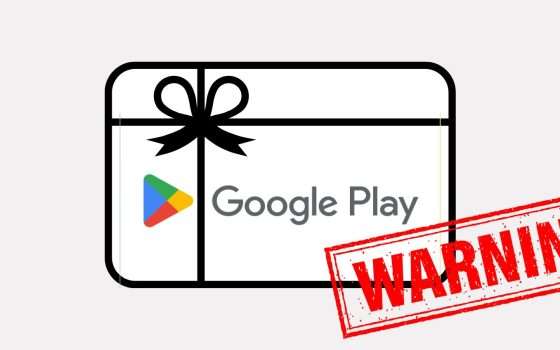 Carte regalo Google Play: attenzione alle truffe, niente rimborsi