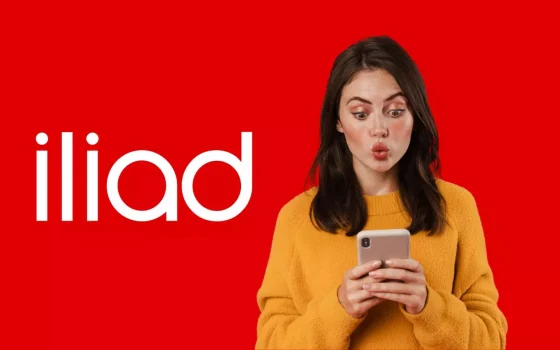 Iliad ti dà 180 GB in 5G + minuti e SMS illimitati a 9,99€ al mese