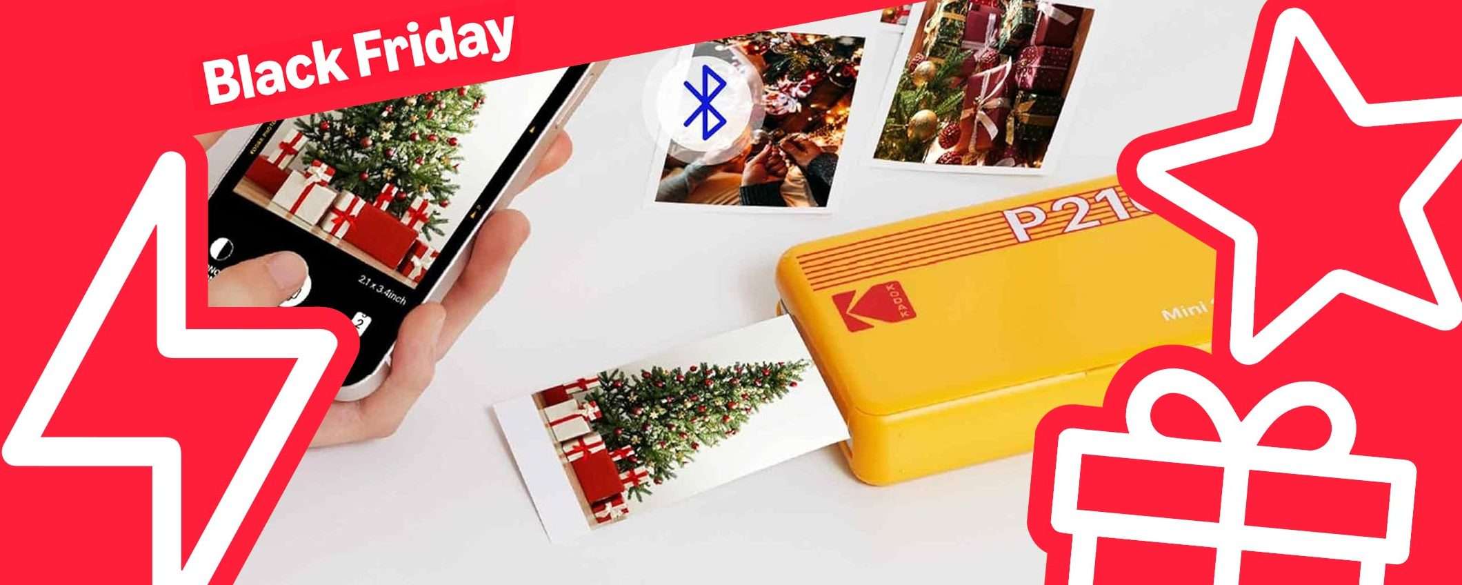 Black Friday: bundle KODAK Mini 2 Retro in sconto (idea regalo)