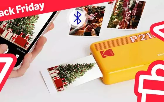 Black Friday: bundle KODAK Mini 2 Retro in sconto (idea regalo)