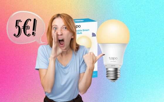 Lampadina Smart Tapo sotto i 6€ con il Black Friday Amazon