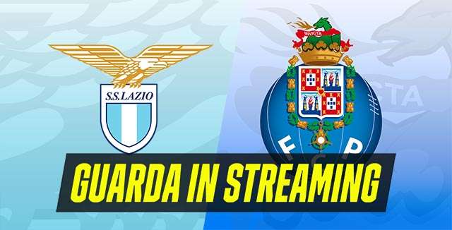 Guarda in diretta streaming Lazio-Porto, la partita di Europa League