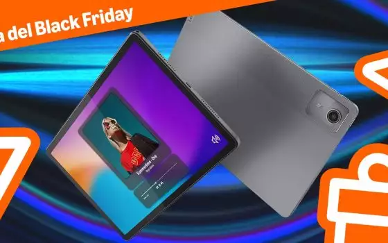 Il tablet Lenovo Tab M11 al minimo storico per il Black Friday