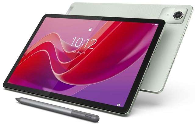 Il design del tablet Lenovo Tab M11 da 11 pollici con Android e Tab Pen inclusa