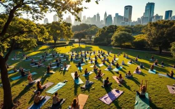 Lezione di yoga