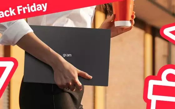 Black Friday: SUPER SCONTO sul notebook LG Gram con l'AI