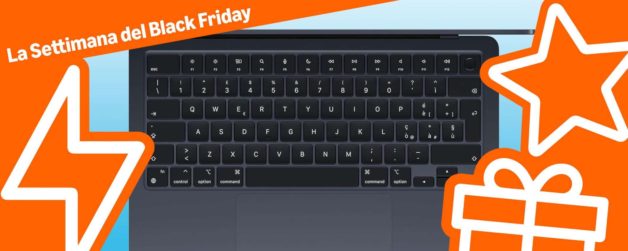 Black Friday: -258€ sul MacBook Air con Apple M3 (MUST HAVE)