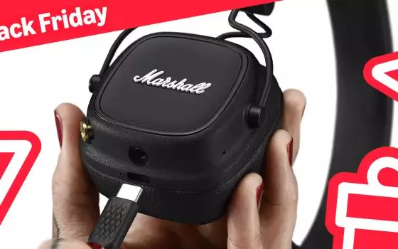 Black Friday: cuffie wireless Marshall a -53% (MINIMO STORICO)