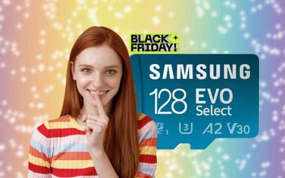 MicroSD Samsung 128GB al 50% di sconto con il Black Friday Amazon