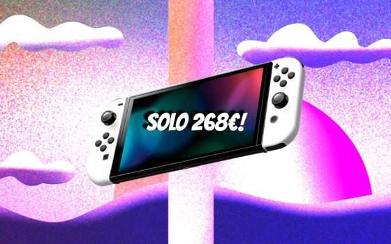 Nintendo Switch OLED Bianca: gioca ovunque, oggi a 268€