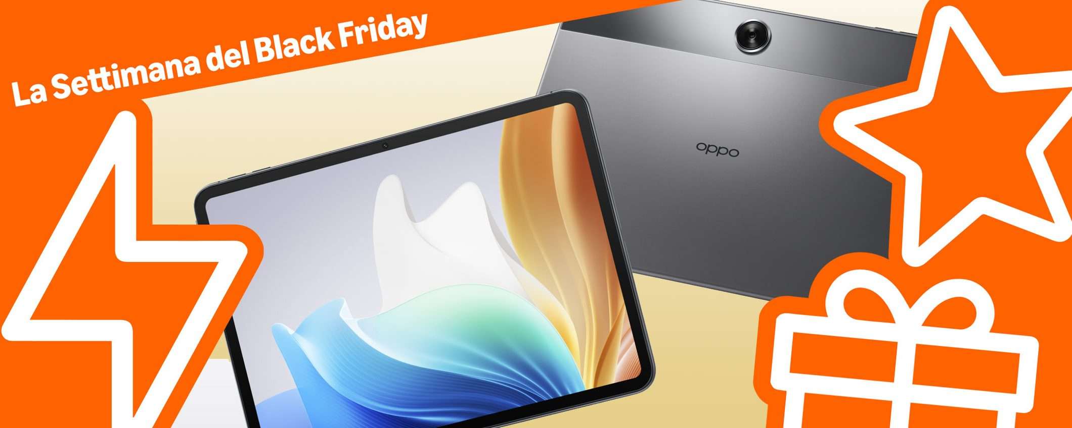 Black Friday: tablet OPPO da 11,4 pollici con LTE in OFFERTA