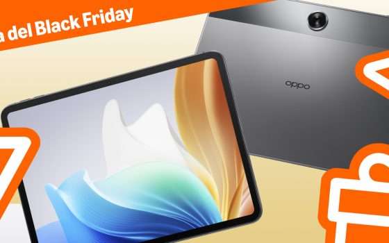 Black Friday: tablet OPPO da 11,4 pollici con LTE in OFFERTA