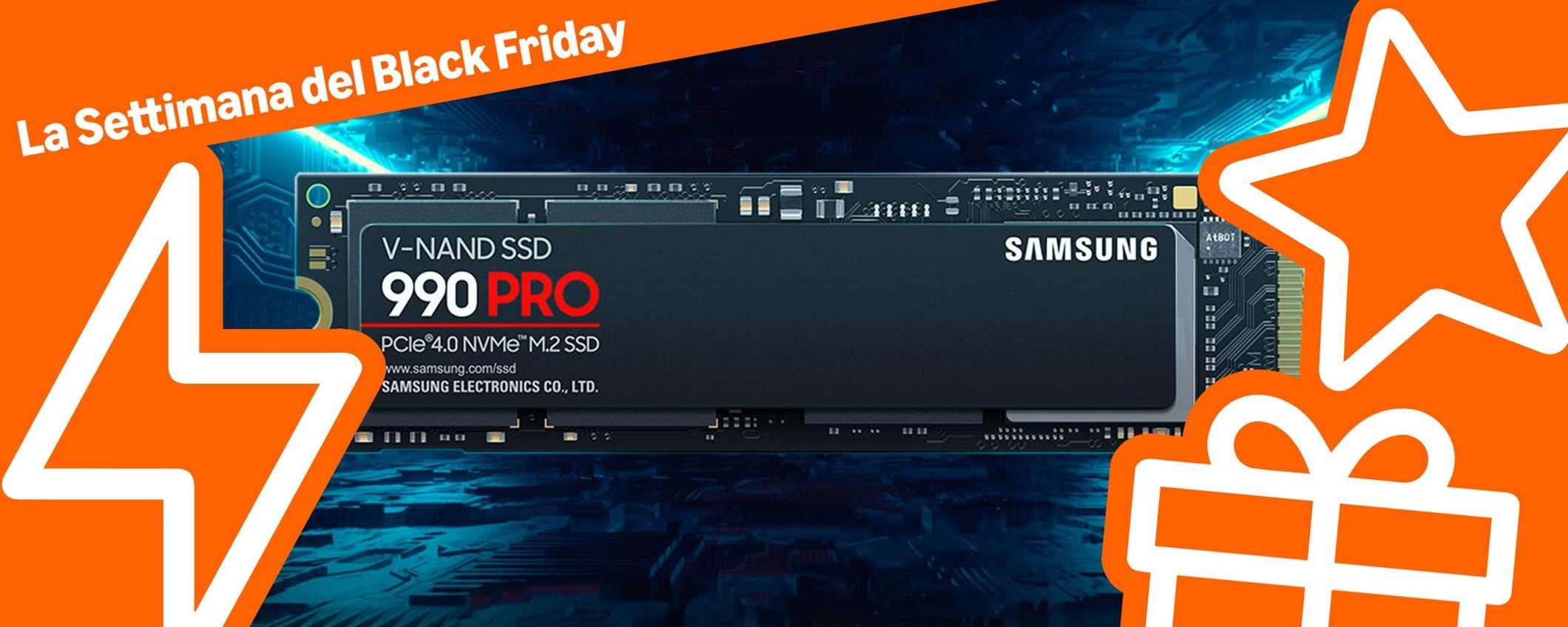 Black Friday: SSD Samsung da 4 TB in sconto del 43%, l'AFFARE