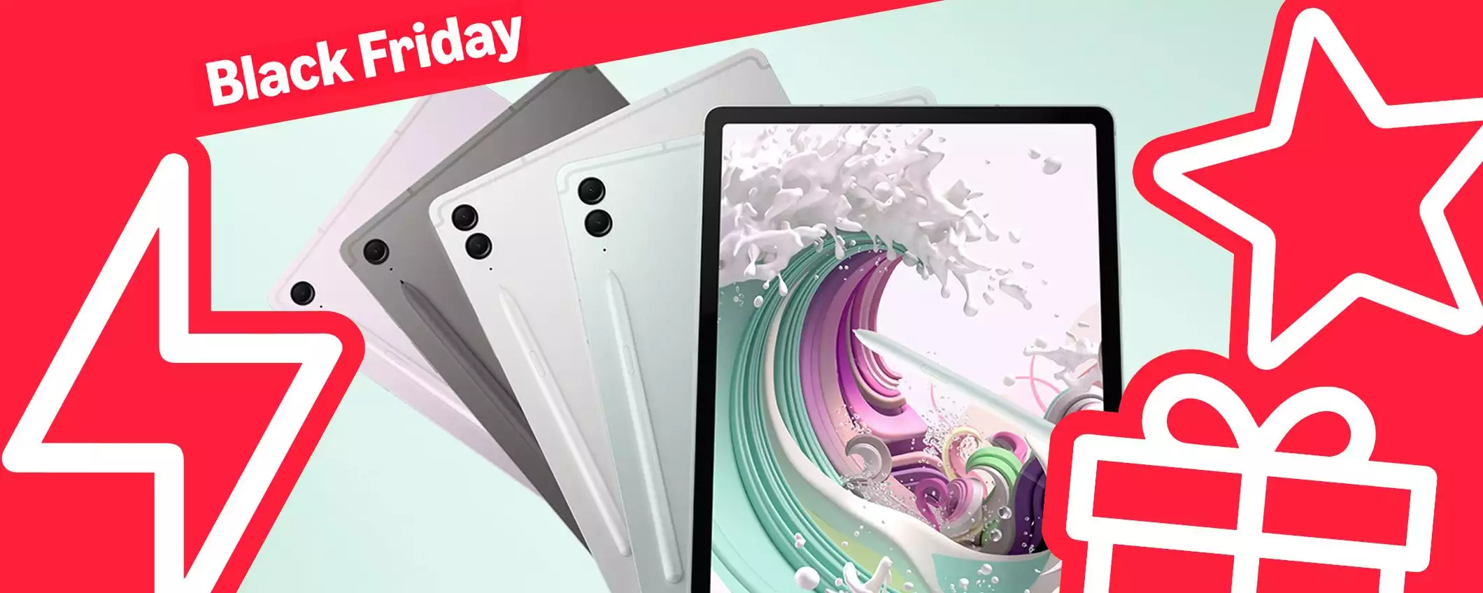 Black Friday: tablet Samsung Galaxy Tab S9 FE con S Pen a -200€