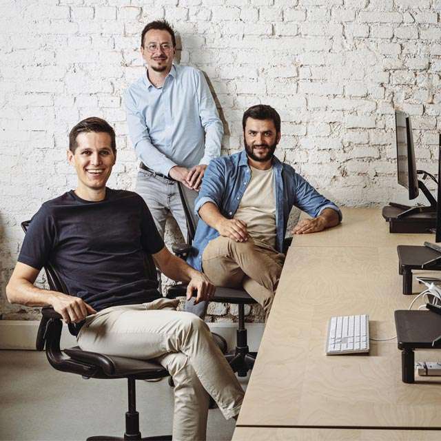 I fondatori di Satispay: Dario Brignone, Samuele Pinta e Alberto Dalmasso