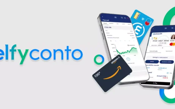 SelfyConto di Mediolanum: se lo apri ora ricevi un buono Amazon da 100€