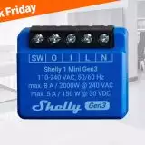 Black Friday: Shelly Plus 1 Mini Gen3 a 9€ (è MINIMO STORICO)