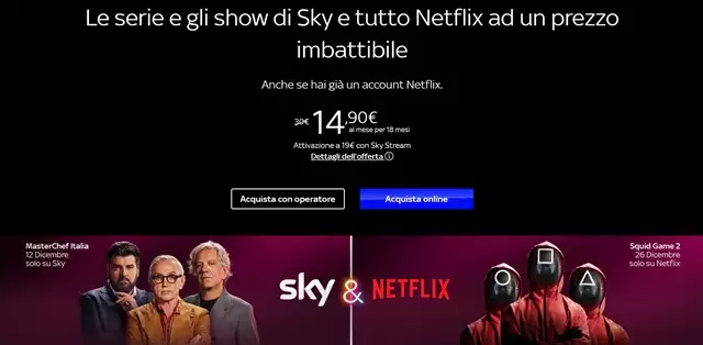 sky e netflix intrattenimento plus