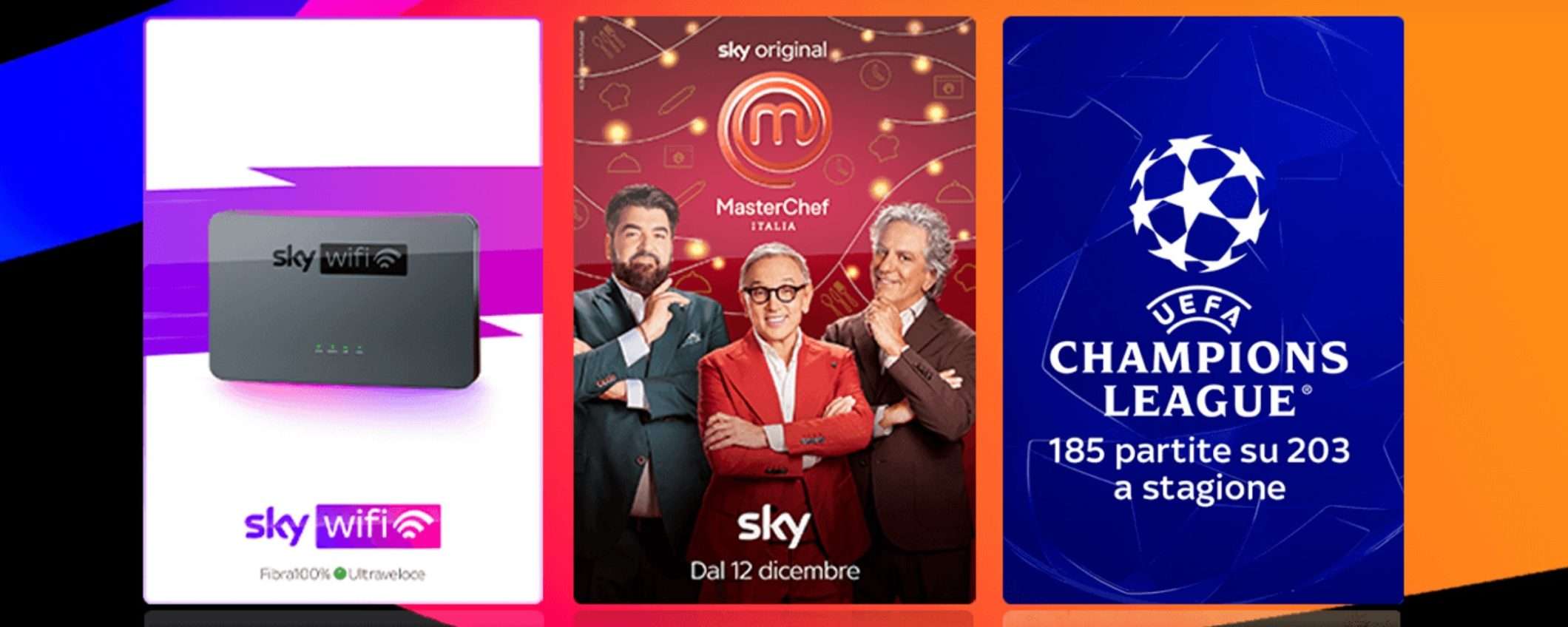 Sky WiFi + Sky TV + Sky Sport al prezzo più basso di sempre per il Black Friday