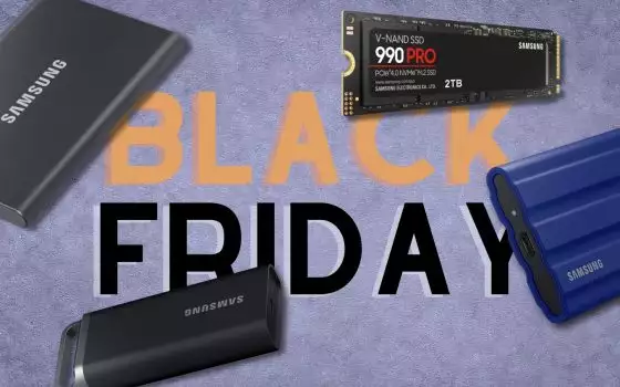 Samsung sconta tanti SSD al Black Friday: tutti i modelli in offerta