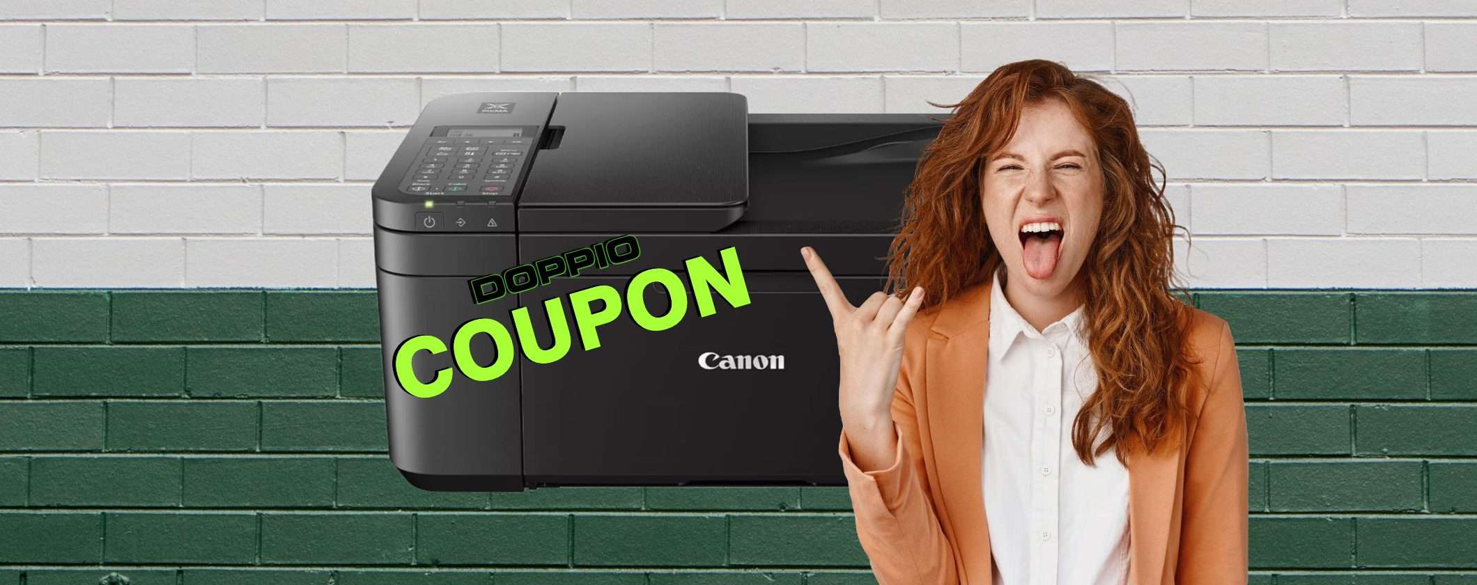 Stampante Multifunzione Canon PIXMA: doppio coupon su eBay