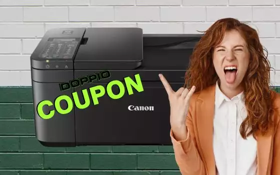 Stampante Multifunzione Canon PIXMA: doppio coupon su eBay