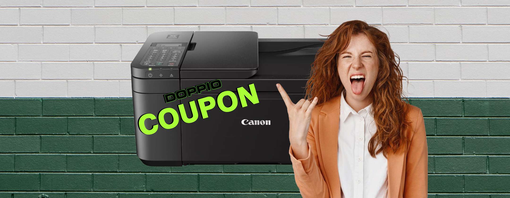 Stampante Multifunzione Canon PIXMA: doppio coupon su eBay