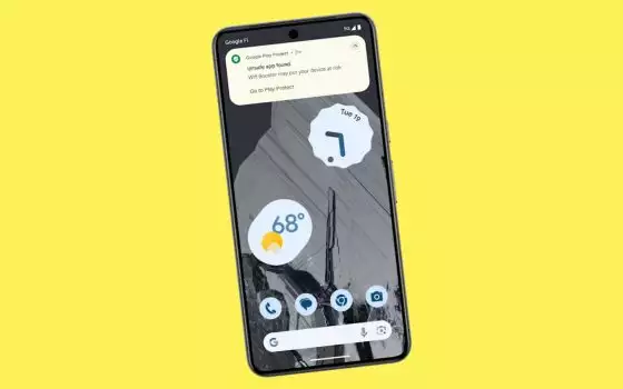 Telefoni Pixel, Play Protect segnala app dannose in tempo reale