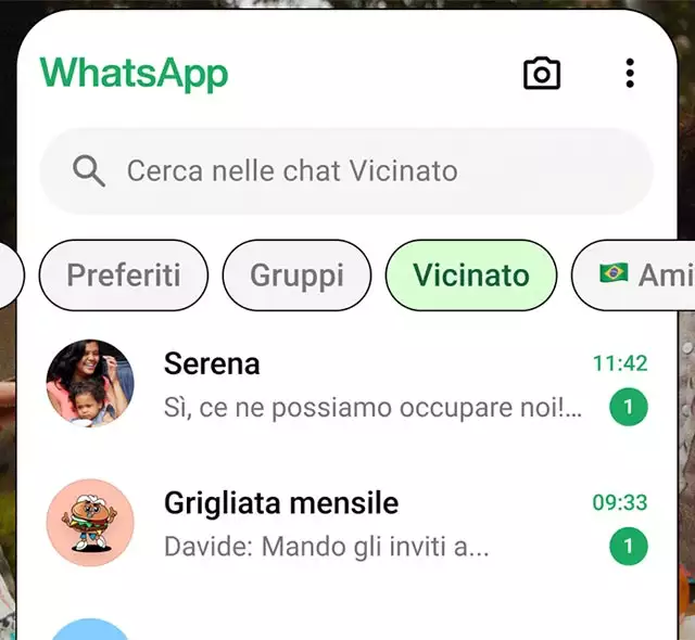 Le liste personalizzate di WhatsApp