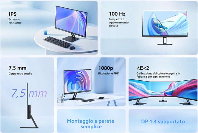 Le caratteristiche di Xiaomi Monitor A24i