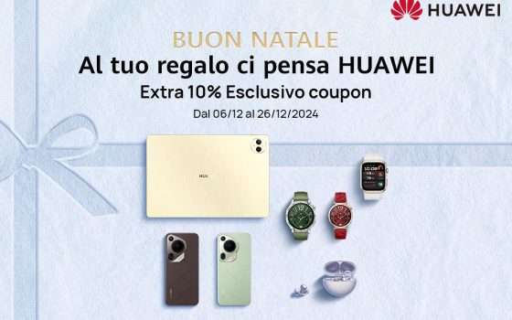 Promo di Natale HUAWEI: extra sconti per i tuoi regali!