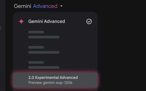 Gemini-Exp-1206, disponibile per gli abbonati Advanced