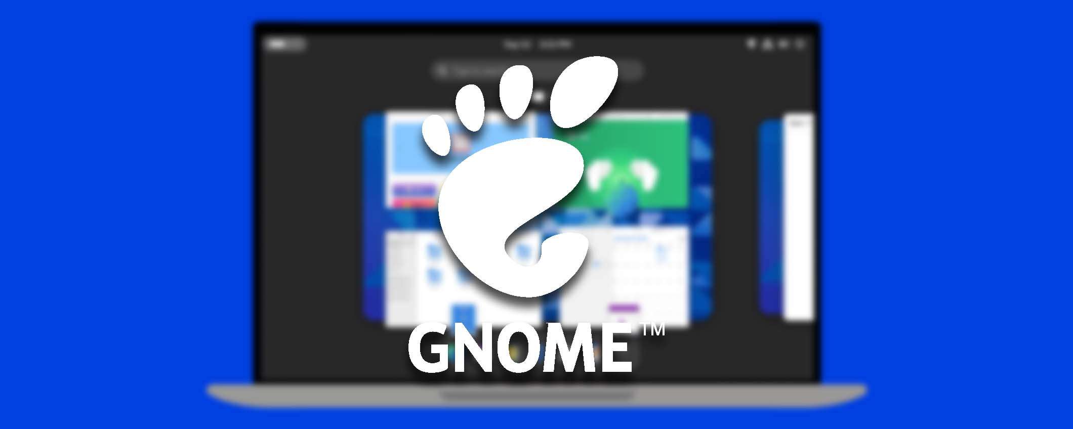 Gnome 46.7 continua ad aggiornarsi con nuove funzionalità