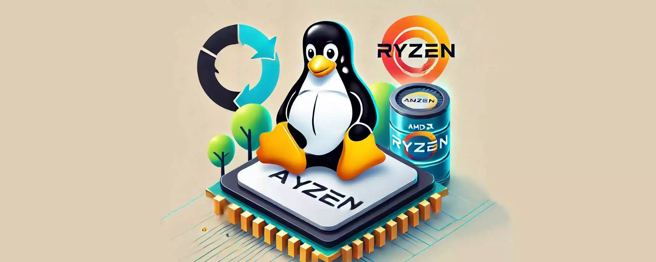 Linux 6.14 aumenterà l'efficienza delle CPU AMD Ryzen