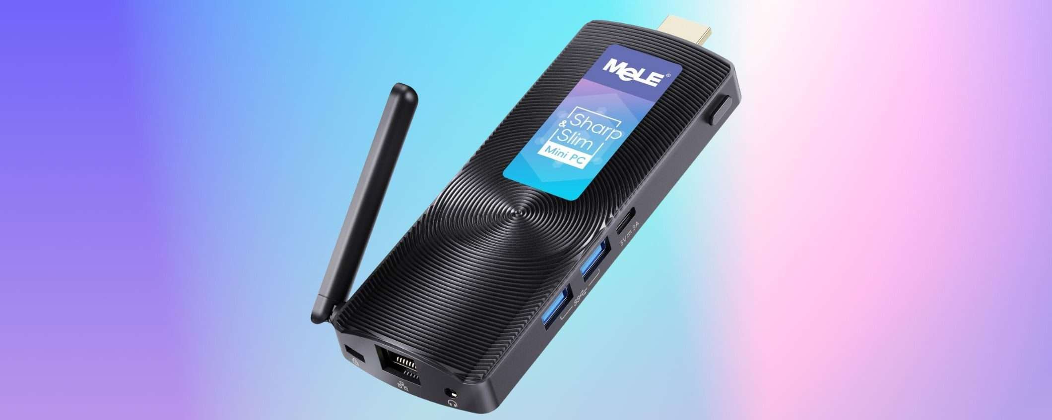 Mini PC Stick a 164,99 euro: un computer completo che porti in tasca