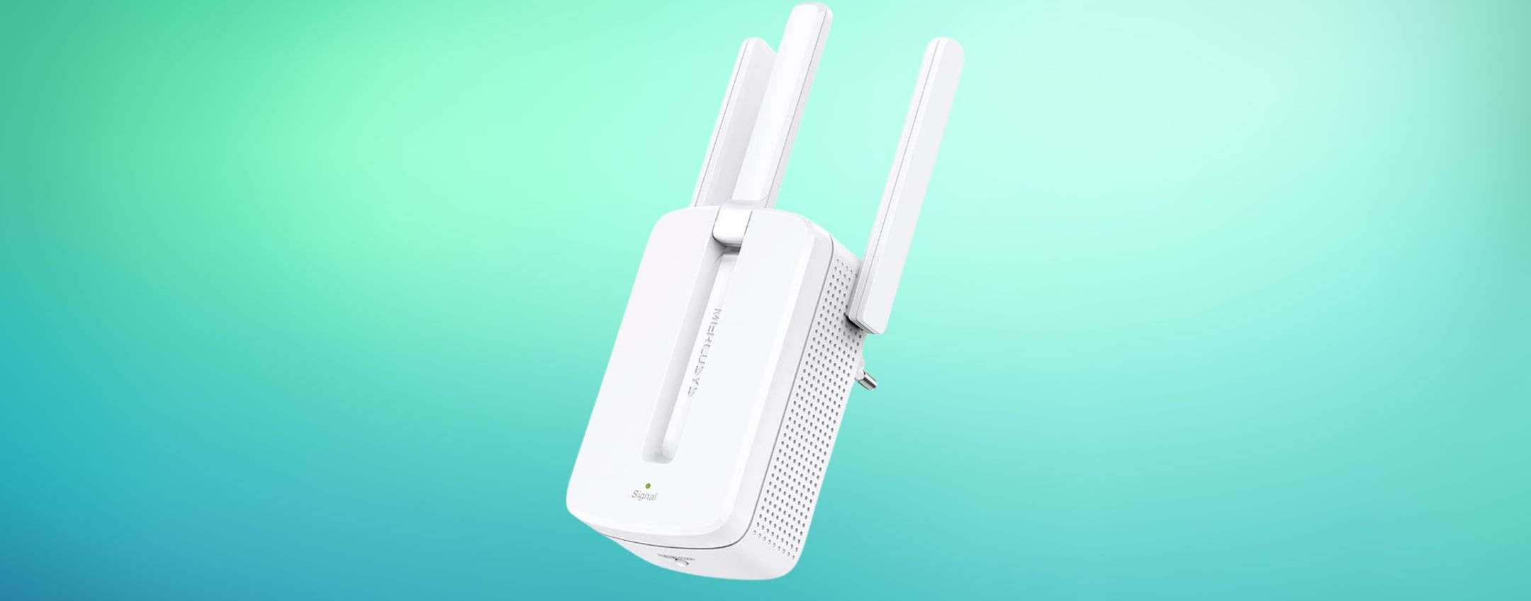 Migliora il WiFi con questo ripetitore extender in sconto a 12 euro