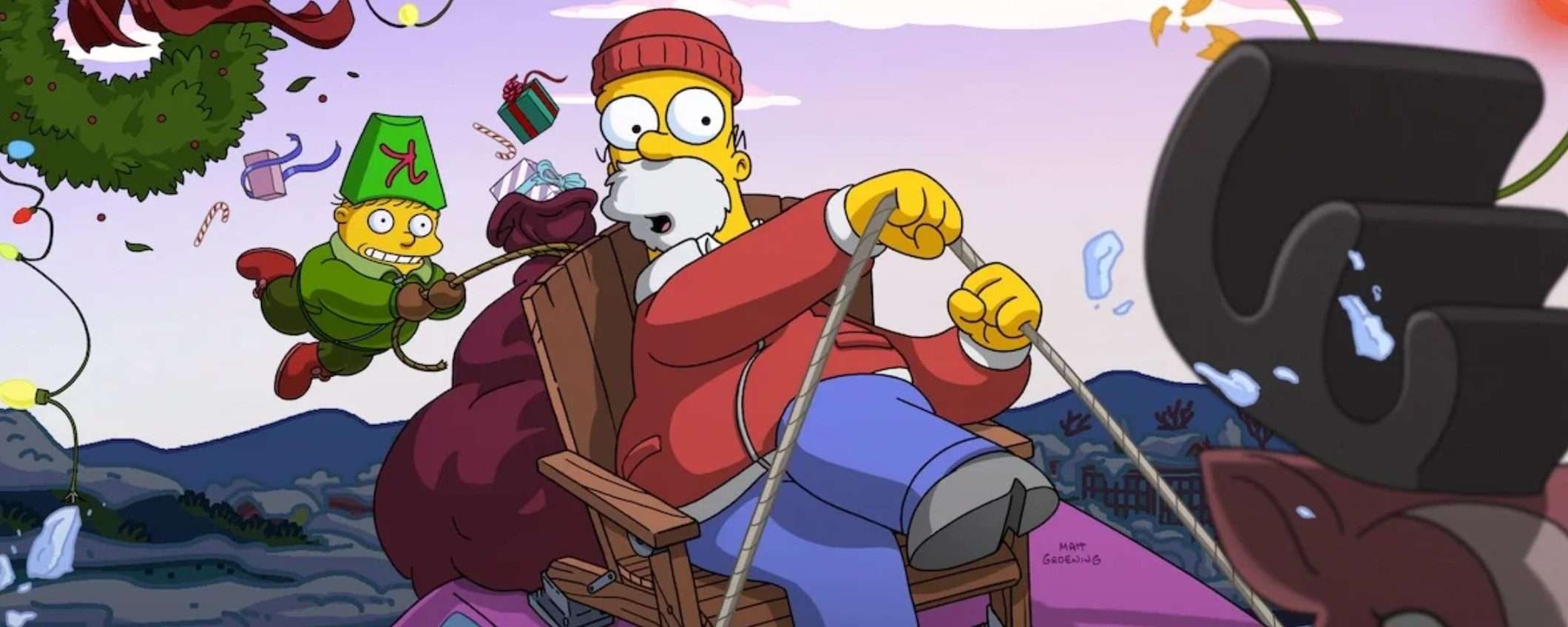 I Simpson: guarda lo speciale doppio episodio natalizio in streaming