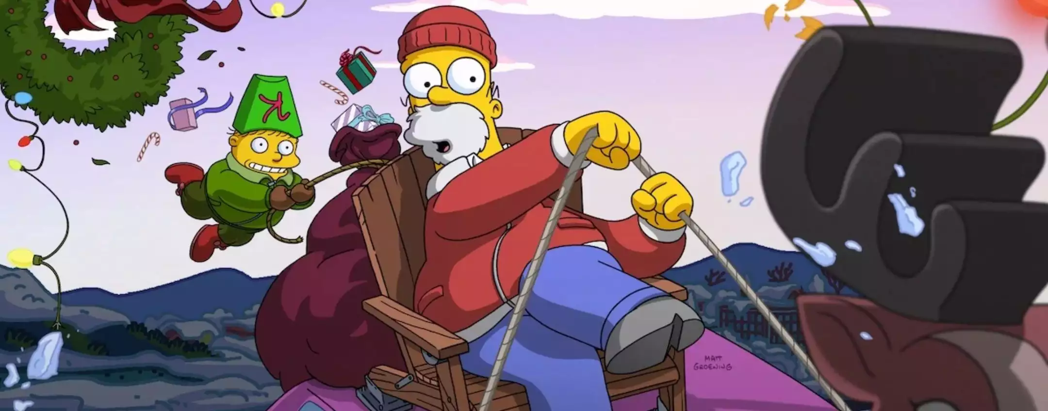 I Simpson: guarda lo speciale doppio episodio natalizio in streaming