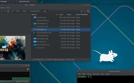 Xfce 4.20 rilasciato con supporto sperimentale a Wayland