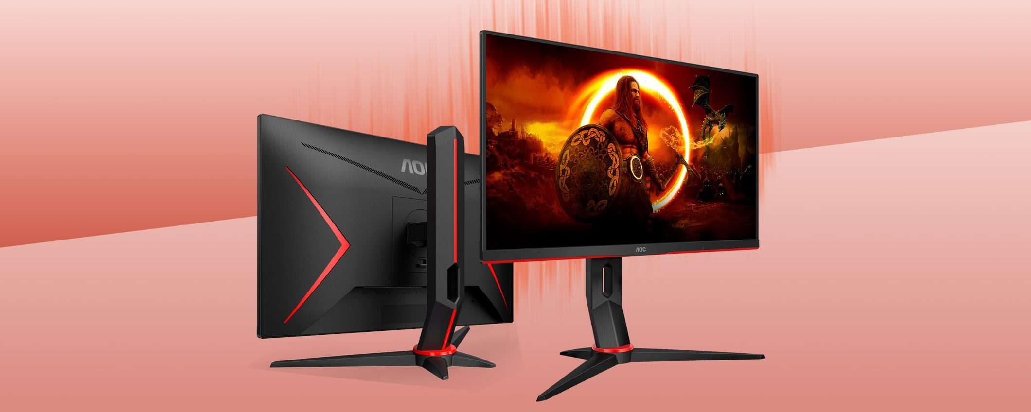 Monitor gaming curvo AOC (27 pollici, 240 Hz) in sconto: l'AFFARE